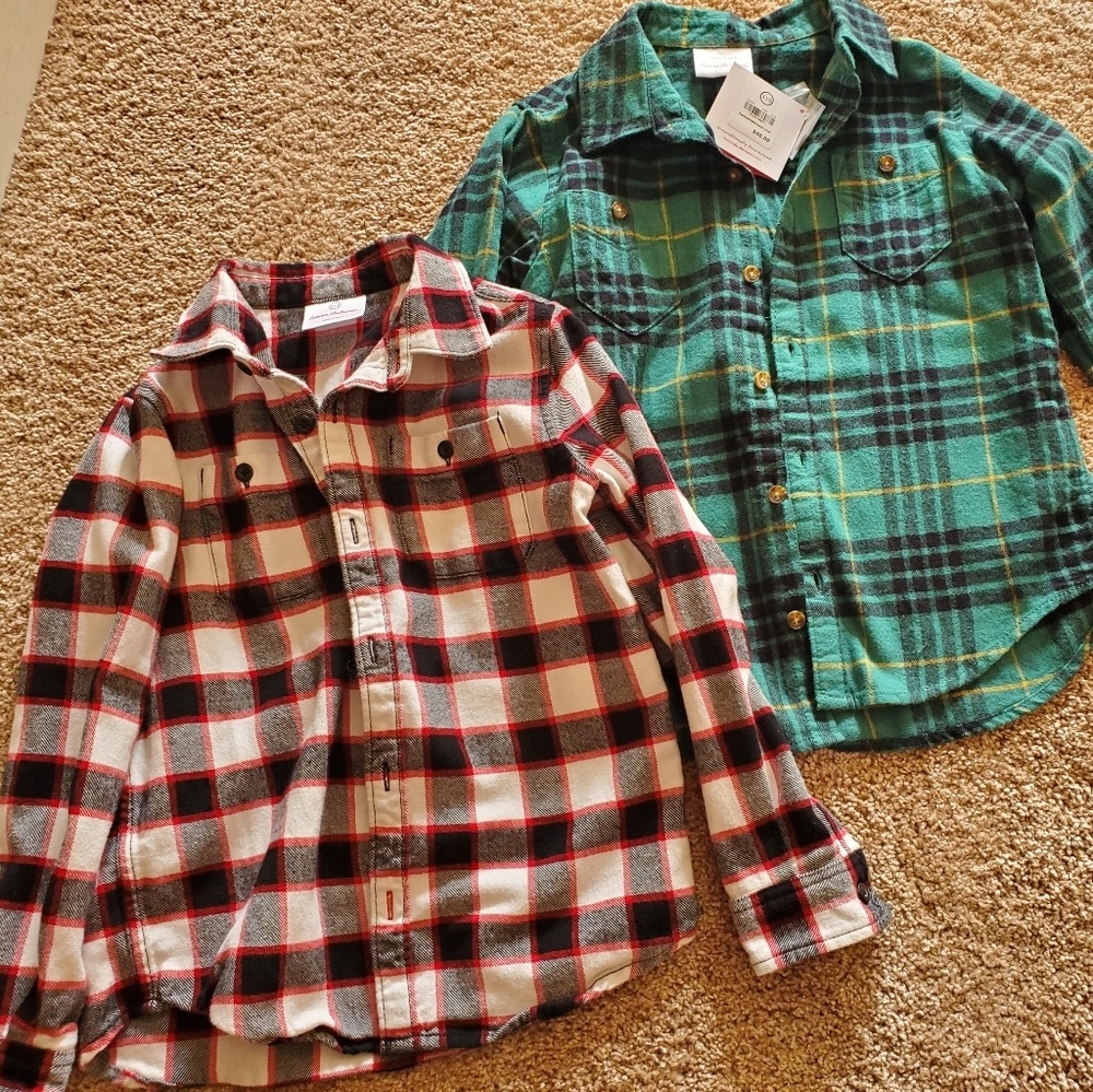 Lot of two hanna andersson boys tops 110